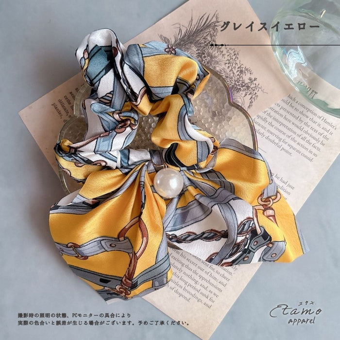 スカーフアレンジ風 シュシュ