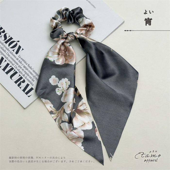 シュシュ リボン 花結び