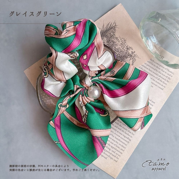 スカーフアレンジ風 シュシュ