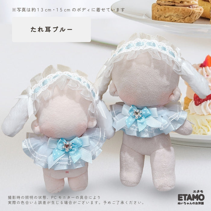 ぬい服 12cm 15cm うさ耳 ねこ耳 ヘッドドレス スタイ セット