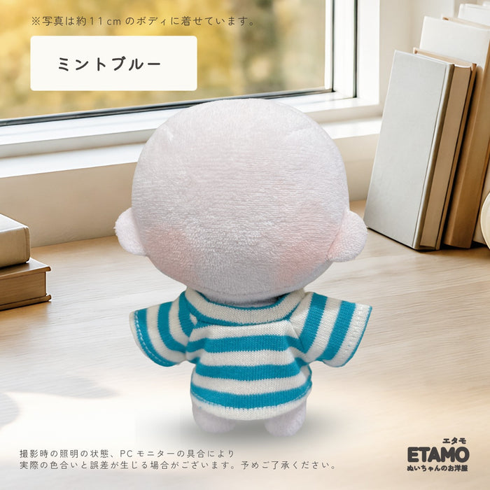 ぬい服 10cm 古着風 トップス ボーダー