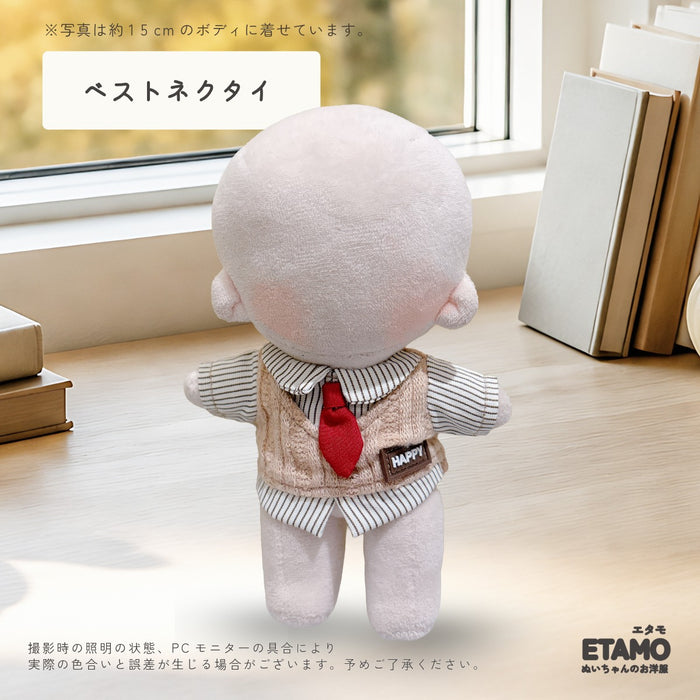 ぬい服 15cm 重ね着風 トップス
