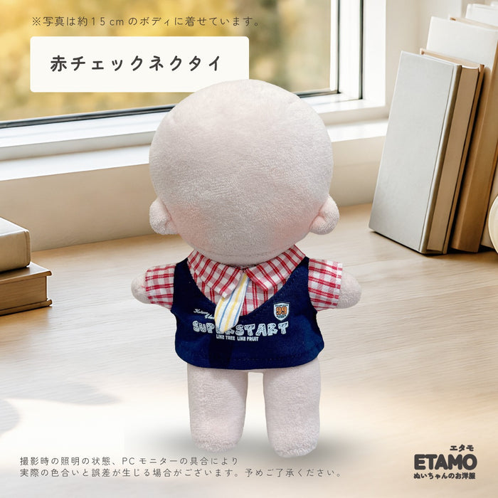 ぬい服 15cm 重ね着風 トップス