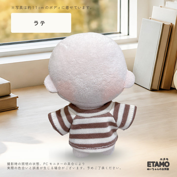 ぬい服 10cm 古着風 トップス ボーダー