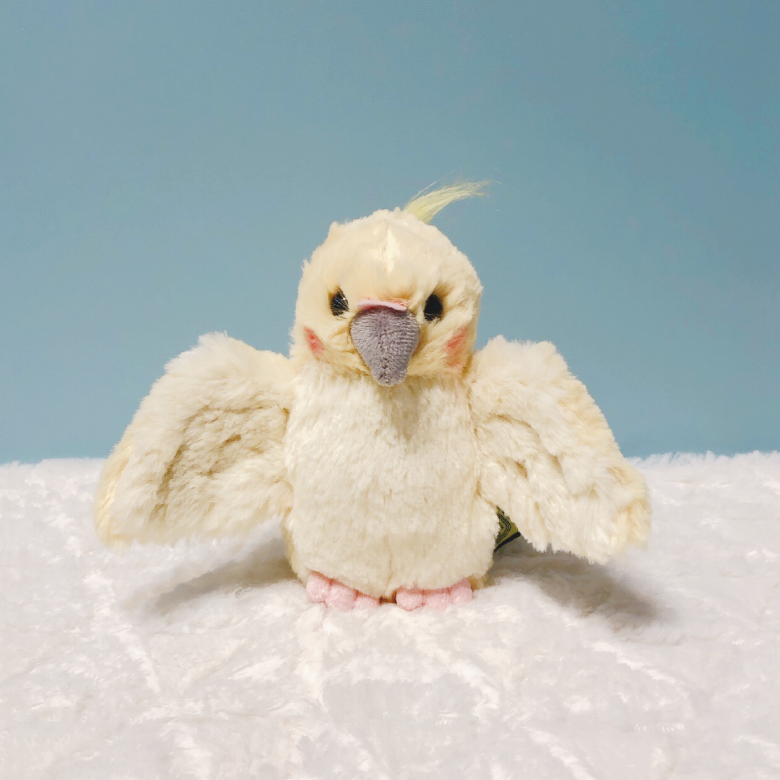 fluffies インコ ぬいぐるみ イエロー ブルー — Etamo