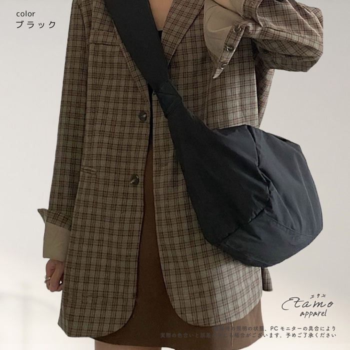 ボディショル ブラック オフホワイト