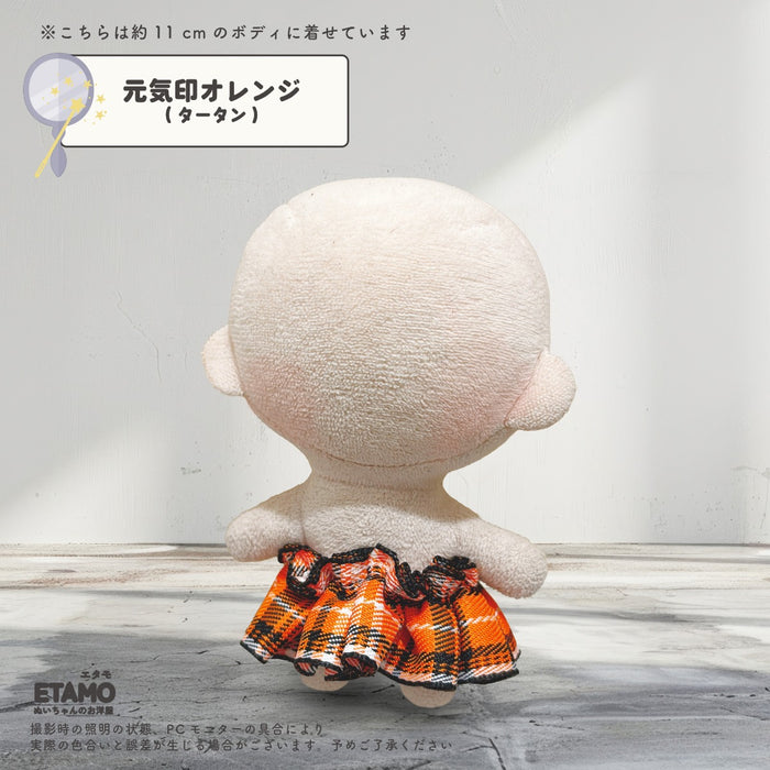ぬい服 10cm チェック ミニスカート 11cm 12cm