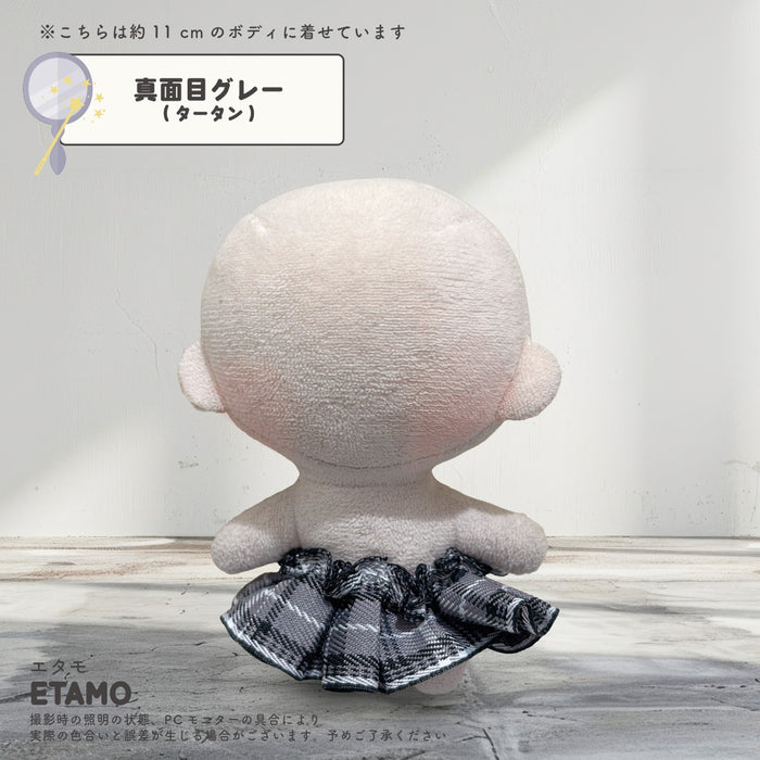 ぬい服 10cm チェック ミニスカート 11cm 12cm