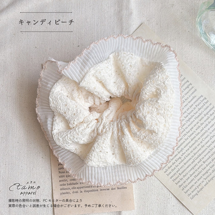 キャンディカラー シュシュ レッド ピンク ミント ブルー
