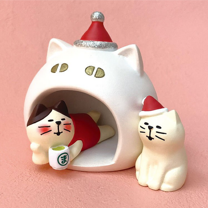 【コンコンブル】かまくら猫ちぐら マスコット【タイムスリップ 昭和 クリスマス】