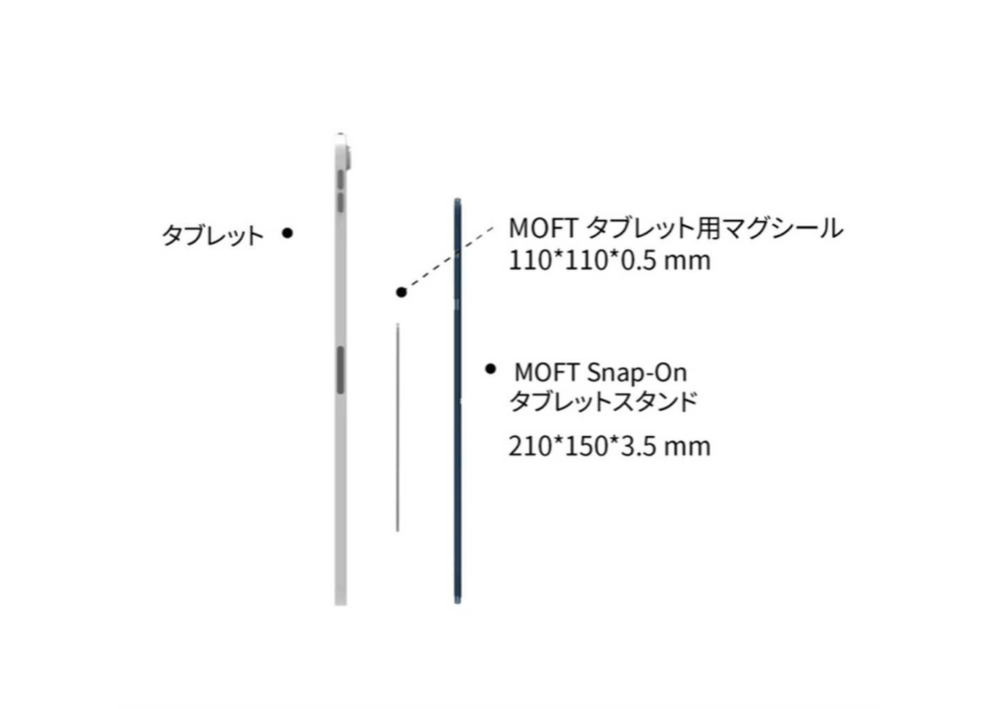 【MOFT】MOFT snap on タブレットスタンド サンセットオレンジ