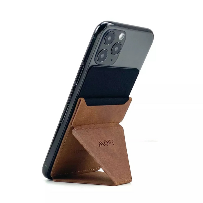 MOFT】MOFT X スタンド レザーブラウン — Etamo MOFT】MOFT X スタンド レザーブラウン — Etamo