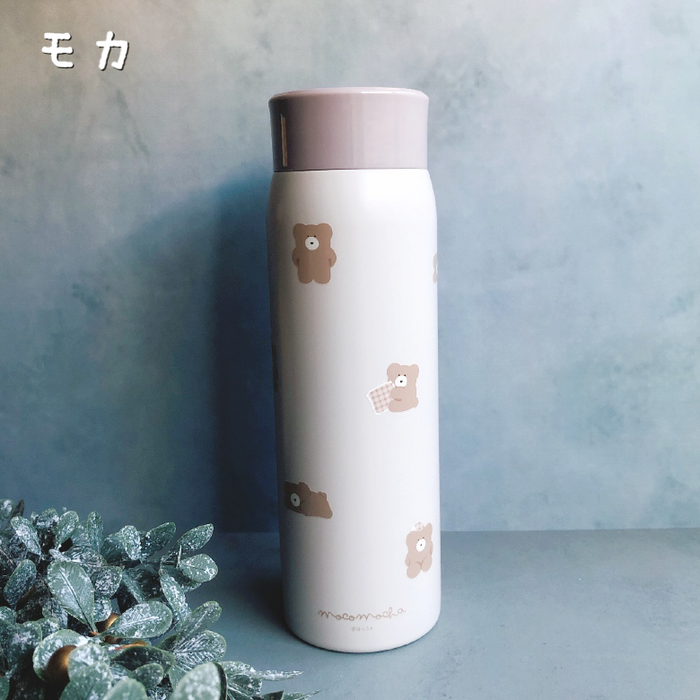モコモカ】くまのステンレスボトル【480ml】 モカ ミルクティー クリーム — Etamo