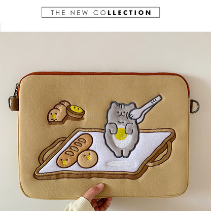 猫とパン PC・タブレットケース【13inch】